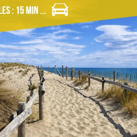 Nouveau - L'ensoleillé Terrasse&atypique - 10 Min Plages - Serenité&confort - Ideal Famille Parking Et Wifi Gratuit - Speciale