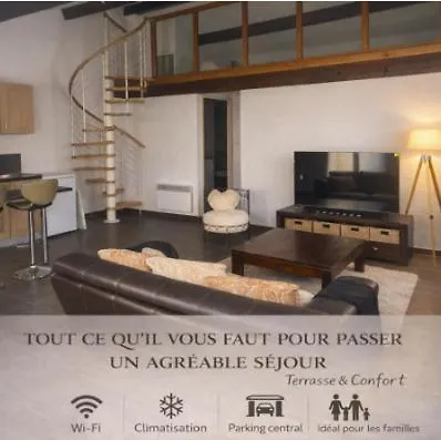 Nouveau - L'ensoleillé Terrasse&atypique - 10 Min Plages - Serenité&confort - Ideal Famille Parking Et Wifi Gratuit - Speciale Perpiñán